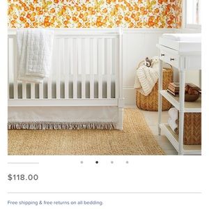 Serena and Lilly crib skirt.